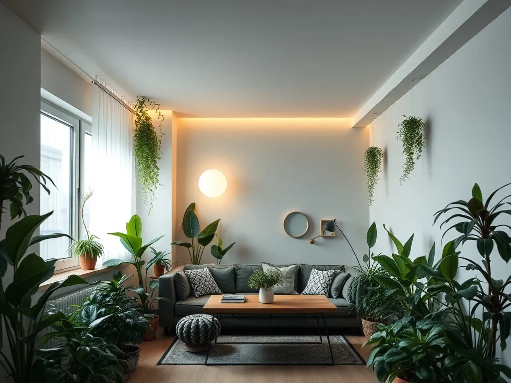 Architectural photography of a renovated brutalist apartment